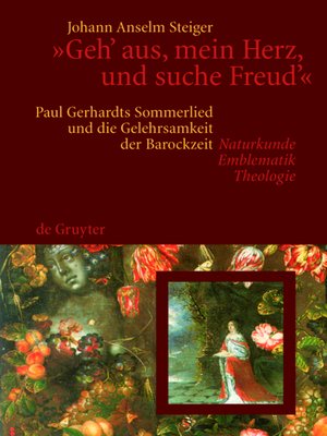 cover image of "Geh' aus, mein Herz, und suche Freud'"